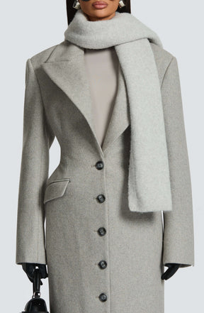 Jeanie Scarf - Light Grey Ryvelle