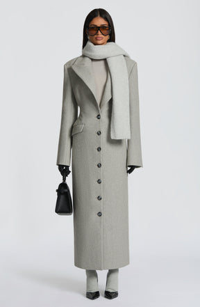 Jeanie Scarf - Light Grey Ryvelle