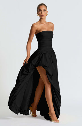 Jillian Maxi Dress - Black Ryvelle