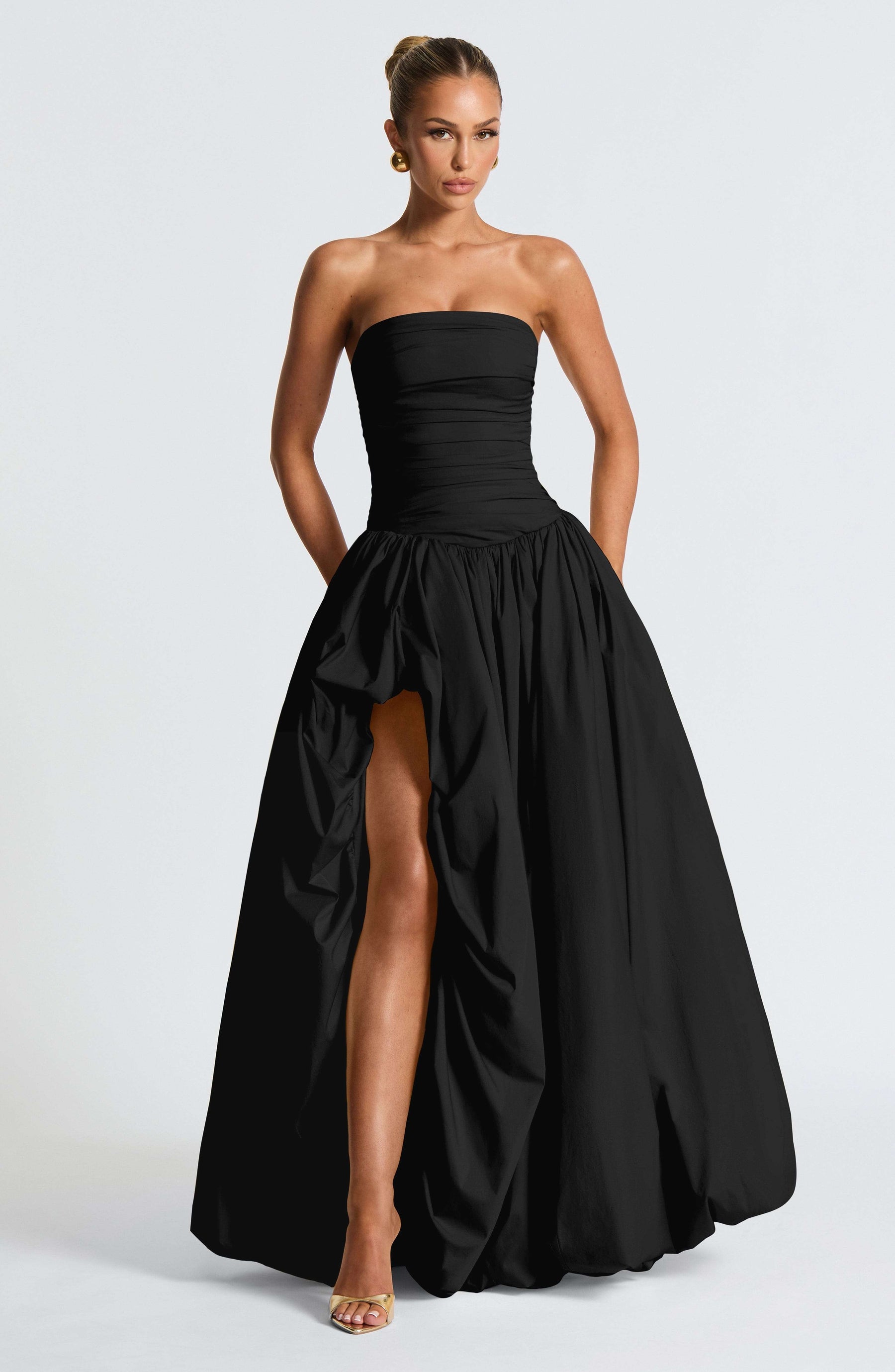 Jillian Maxi Dress - Black Ryvelle