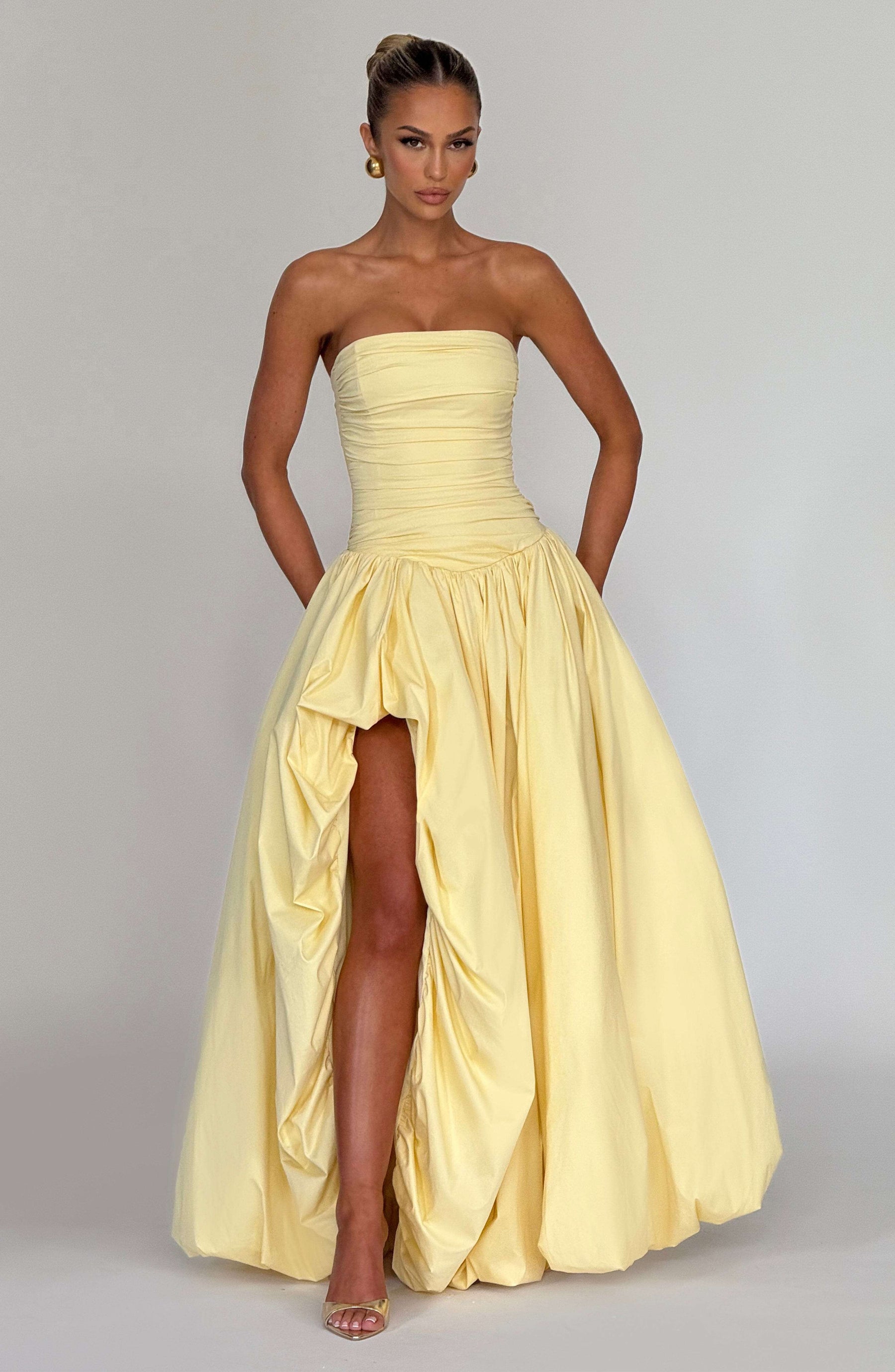 Jillian Maxi Dress - Lemon Ryvelle
