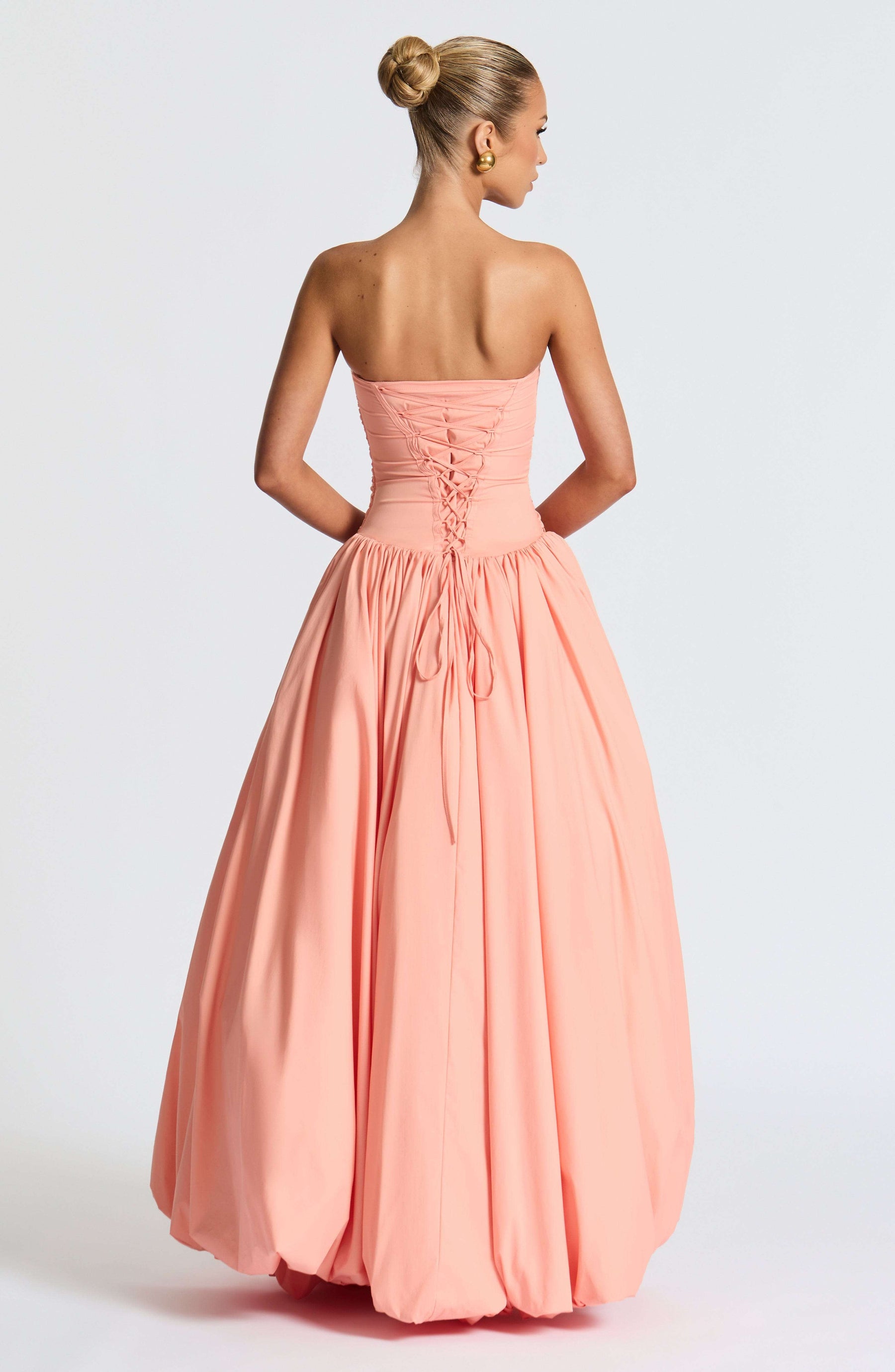 Jillian Maxi Dress - Peach Ryvelle