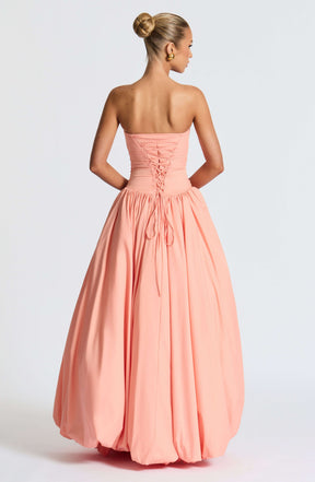 Jillian Maxi Dress - Peach Ryvelle