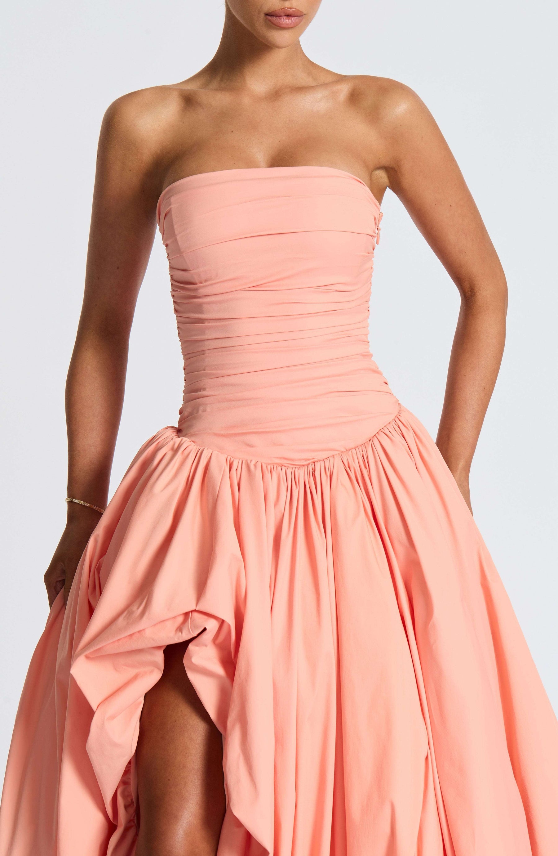 Jillian Maxi Dress - Peach Ryvelle