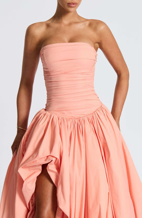 Jillian Maxi Dress - Peach Ryvelle