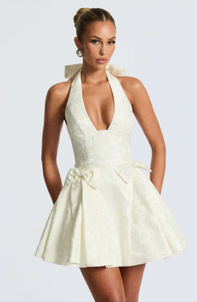 Jocelyn Mini Dress - Ivory Ryvelle