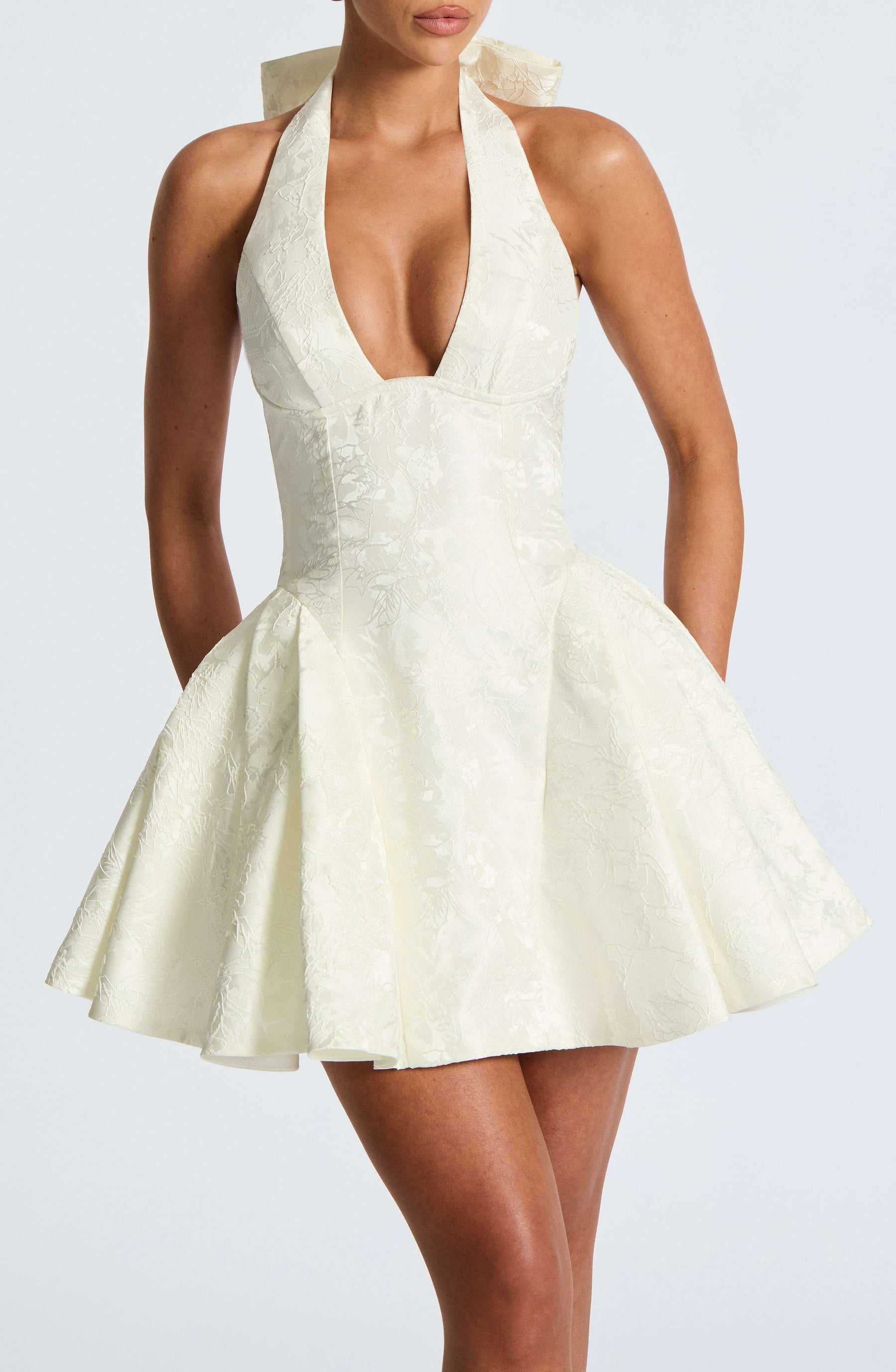 Jocelyn Mini Dress - Ivory Ryvelle