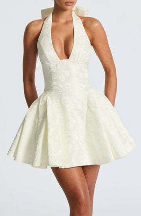 Jocelyn Mini Dress - Ivory Ryvelle