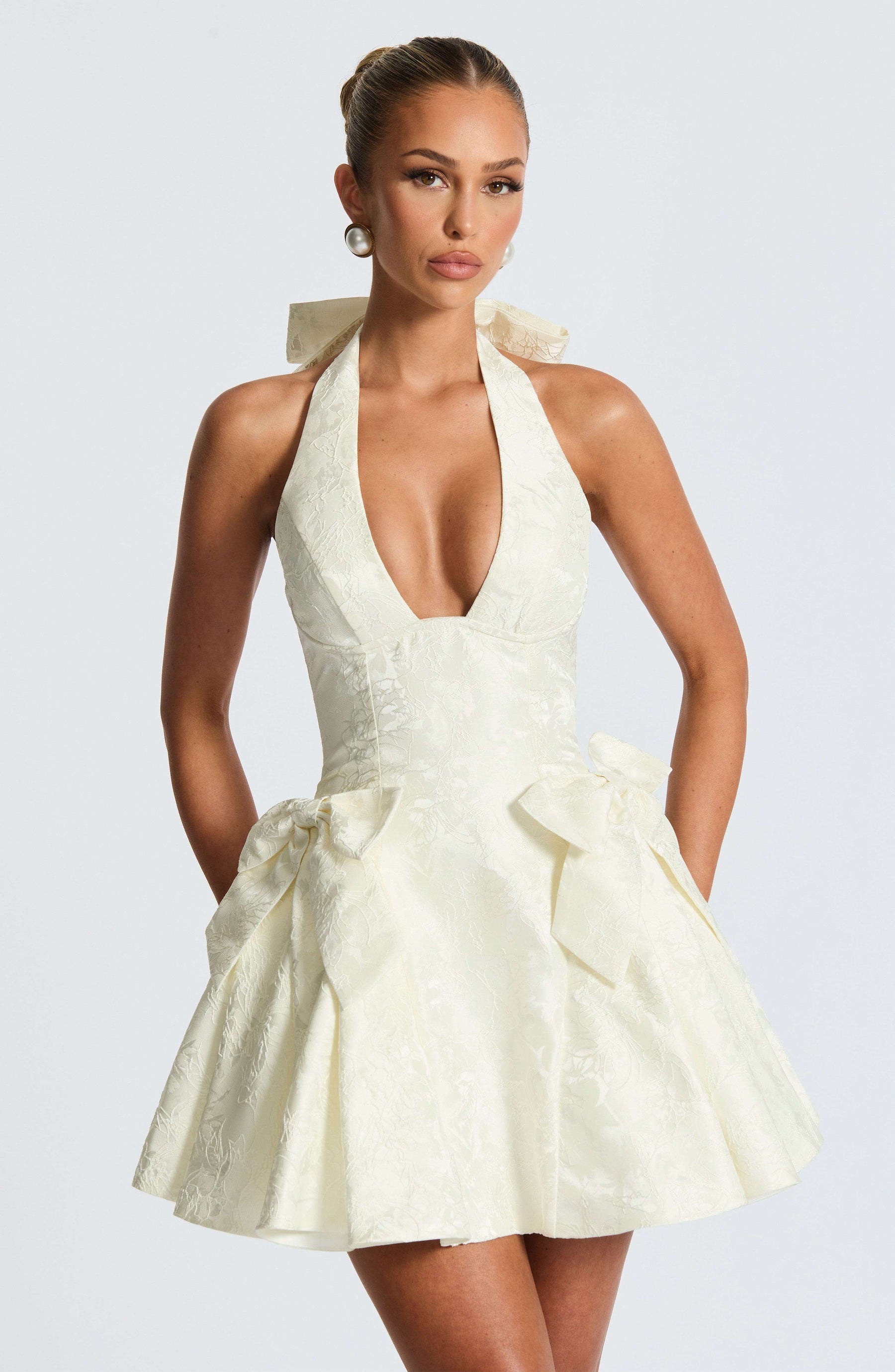 Jocelyn Mini Dress - Ivory Ryvelle