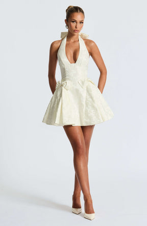 Jocelyn Mini Dress - Ivory Ryvelle