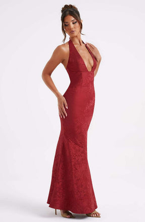 Josephine Maxi Dress - Red Ryvelle