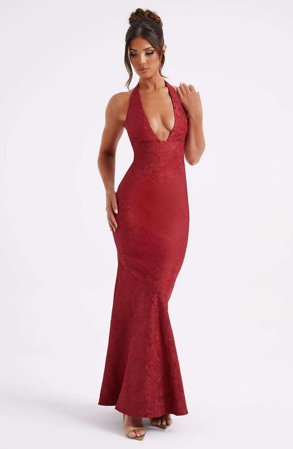Josephine Maxi Dress - Red Ryvelle