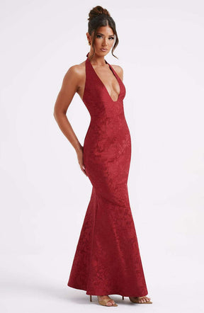 Josephine Maxi Dress - Red Ryvelle