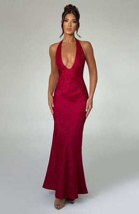 Josephine Maxi Dress - Red Ryvelle