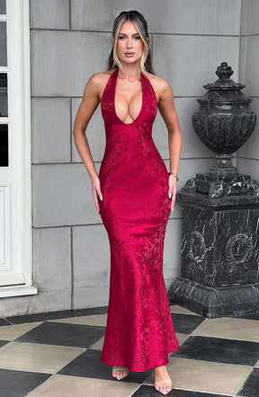 Josephine Maxi Dress - Red Ryvelle