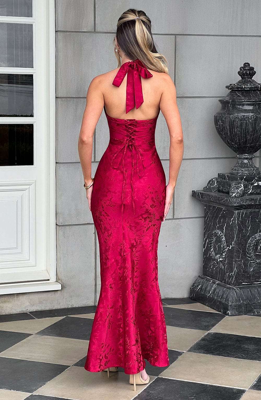 Josephine Maxi Dress - Red Ryvelle
