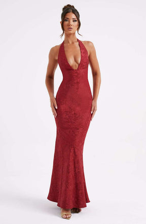 Josephine Maxi Dress - Red Ryvelle