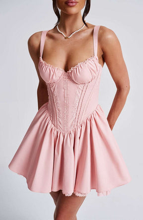 Josie Mini Dress - Blush Ryvelle