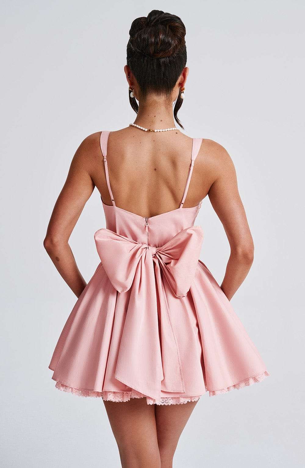 Josie Mini Dress - Blush Ryvelle