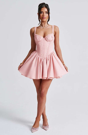 Josie Mini Dress - Blush Ryvelle