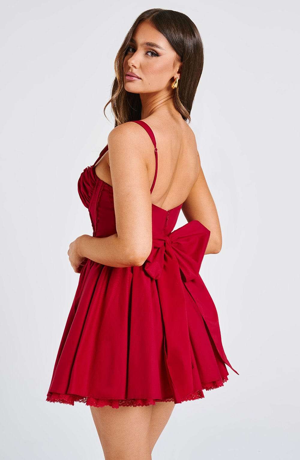 Josie Mini Dress - Red Ryvelle