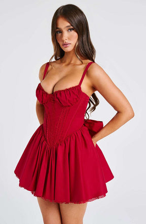 Josie Mini Dress - Red Ryvelle