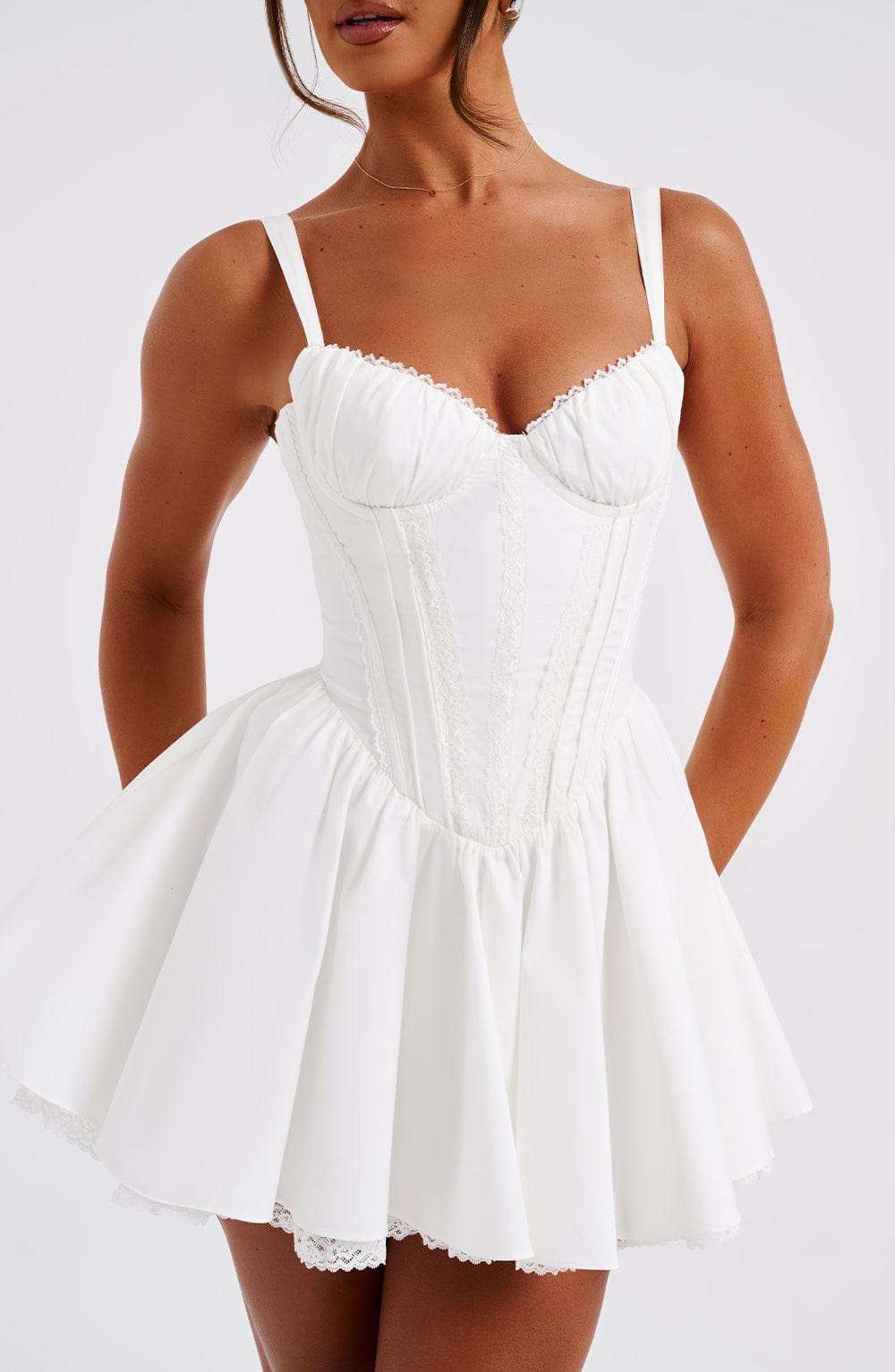 Josie Mini Dress - White Ryvelle