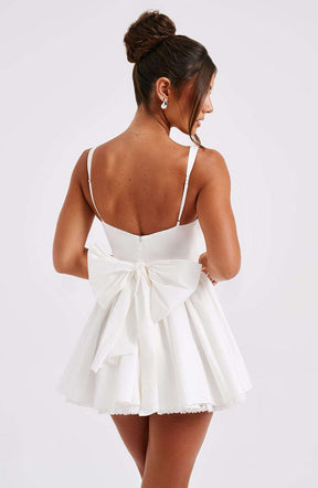 Josie Mini Dress - White Ryvelle