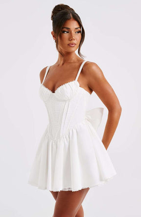Josie Mini Dress - White Ryvelle