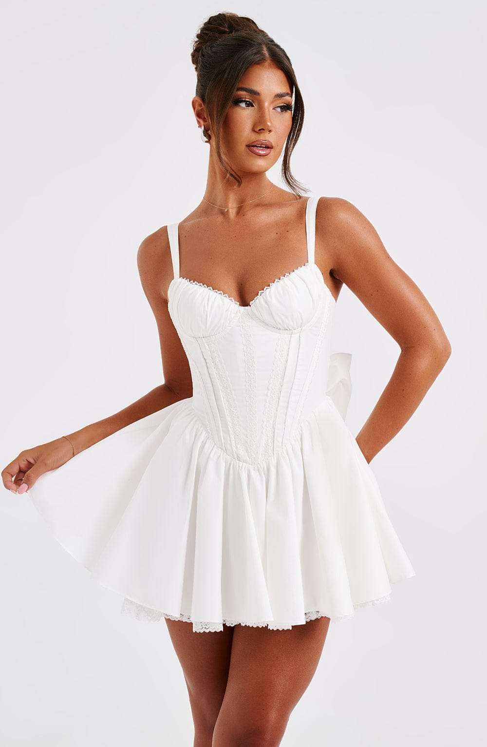 Josie Mini Dress - White Ryvelle