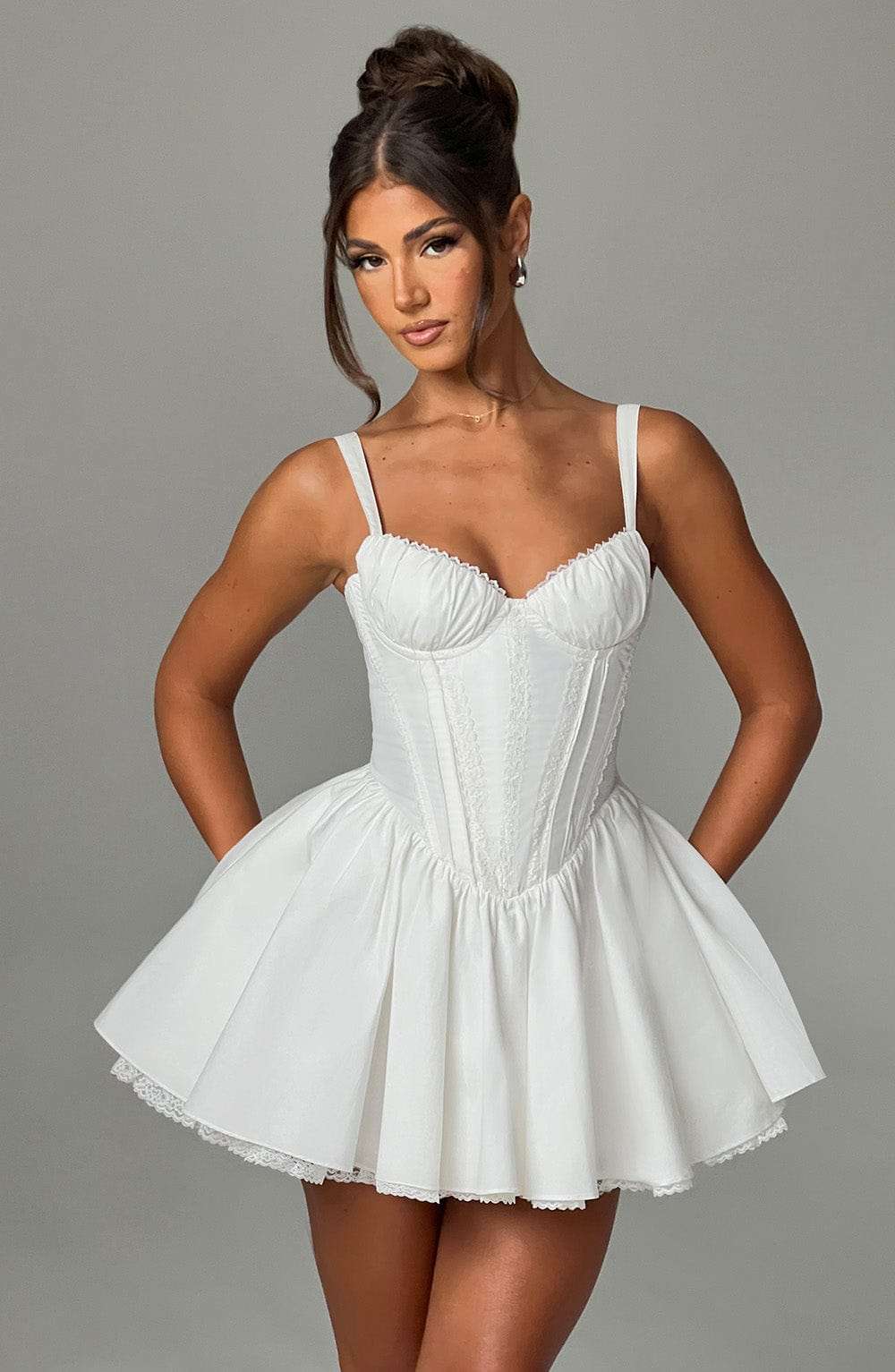 Josie Mini Dress - White Ryvelle