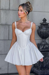 Josie Mini Dress - White Ryvelle