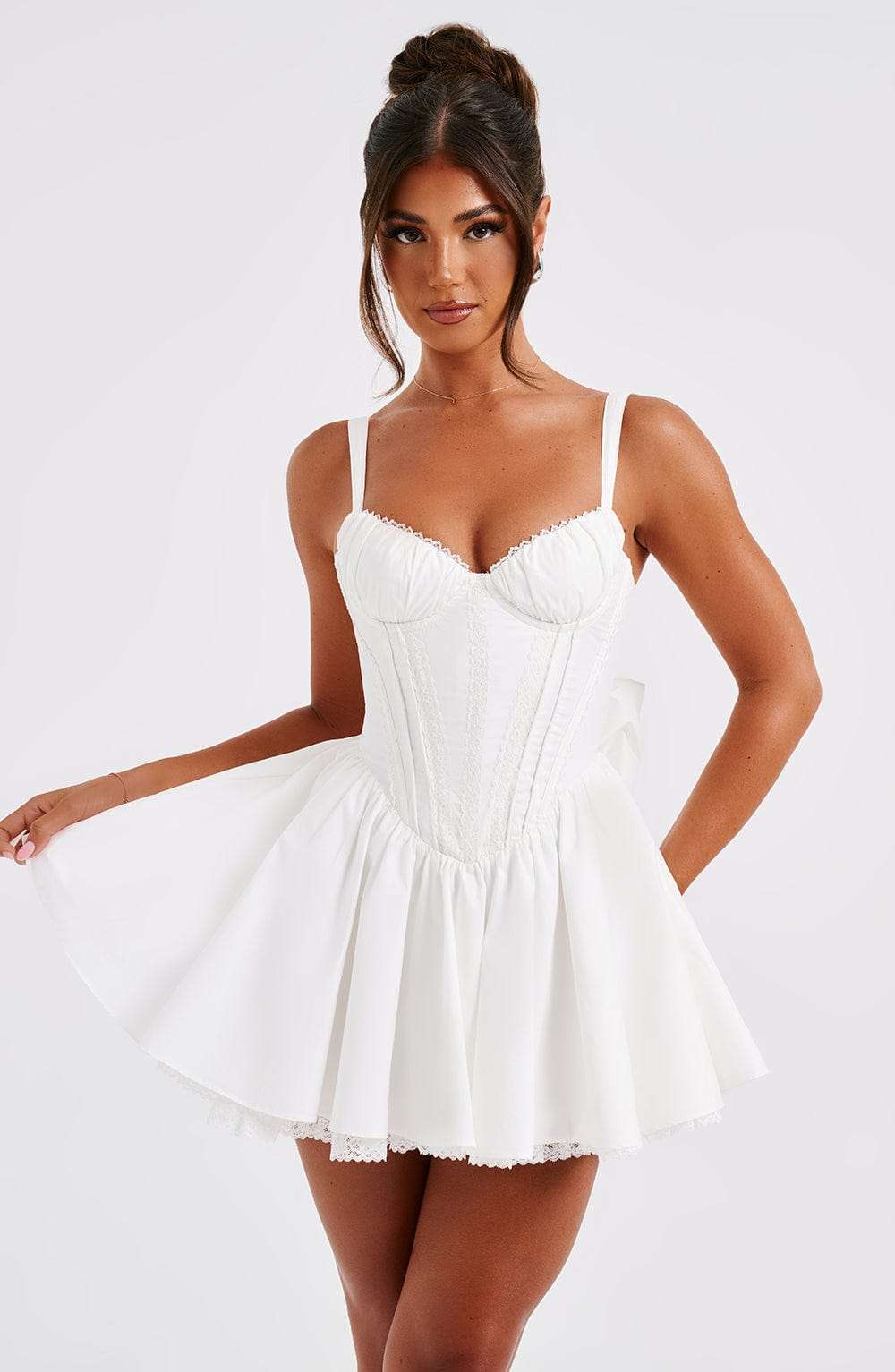 Josie Mini Dress - White Ryvelle