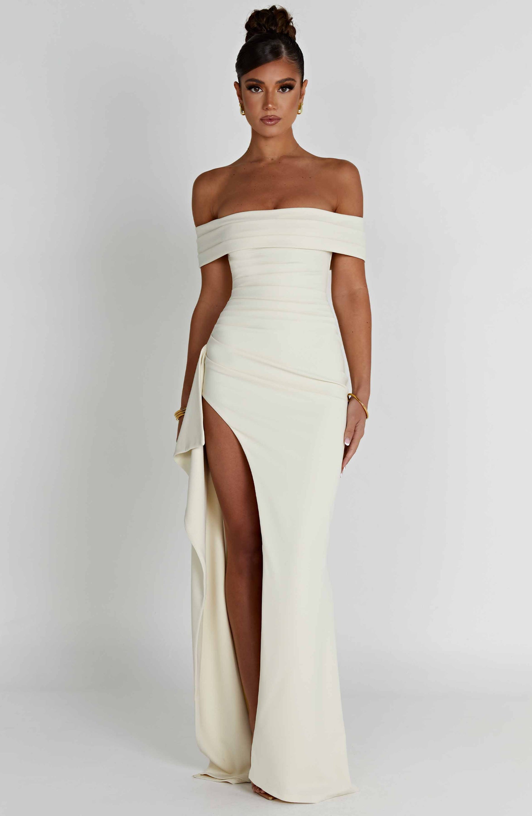 Joyce Maxi Dress - Ivory Ryvelle
