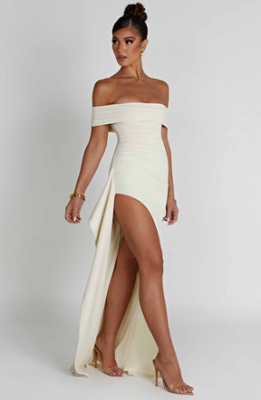 Joyce Maxi Dress - Ivory Ryvelle
