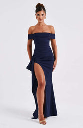Joyce Maxi Dress - Navy Ryvelle