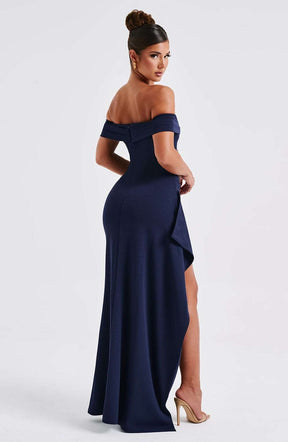 Joyce Maxi Dress - Navy Ryvelle