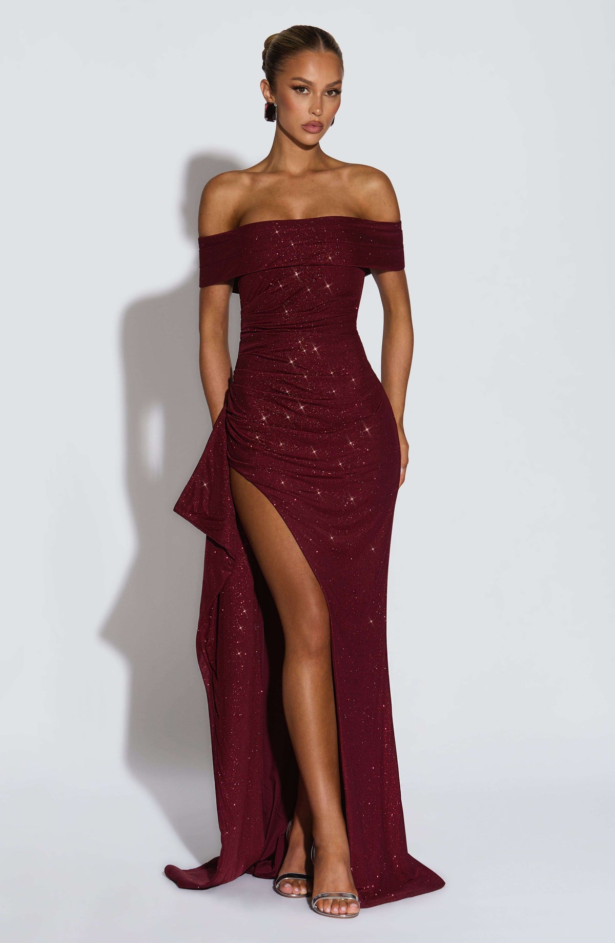 Joyce Maxi Dress - Wine Sparkle Ryvelle