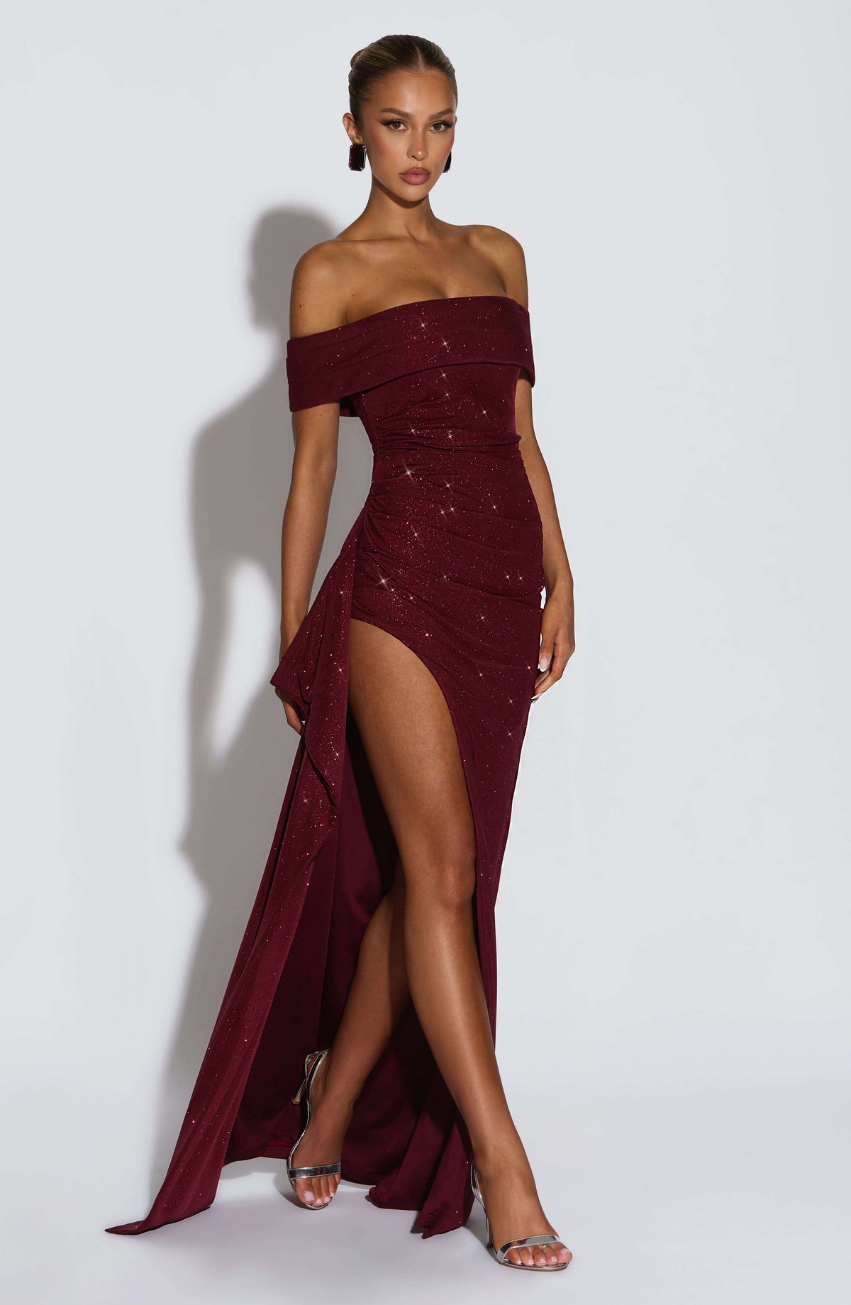 Joyce Maxi Dress - Wine Sparkle Ryvelle