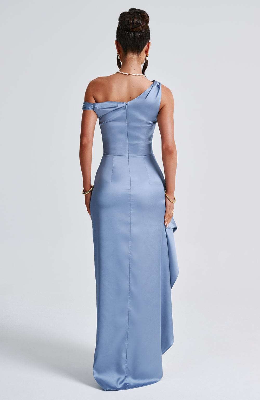 Juliene Maxi Dress - Dusty Blue Ryvelle