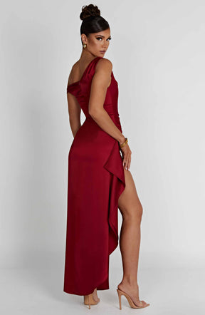Juliene Maxi Dress - Wine Ryvelle