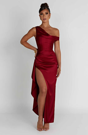 Juliene Maxi Dress - Wine Ryvelle