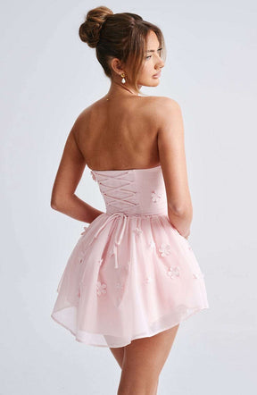 Justina Playsuit - Blush Ryvelle