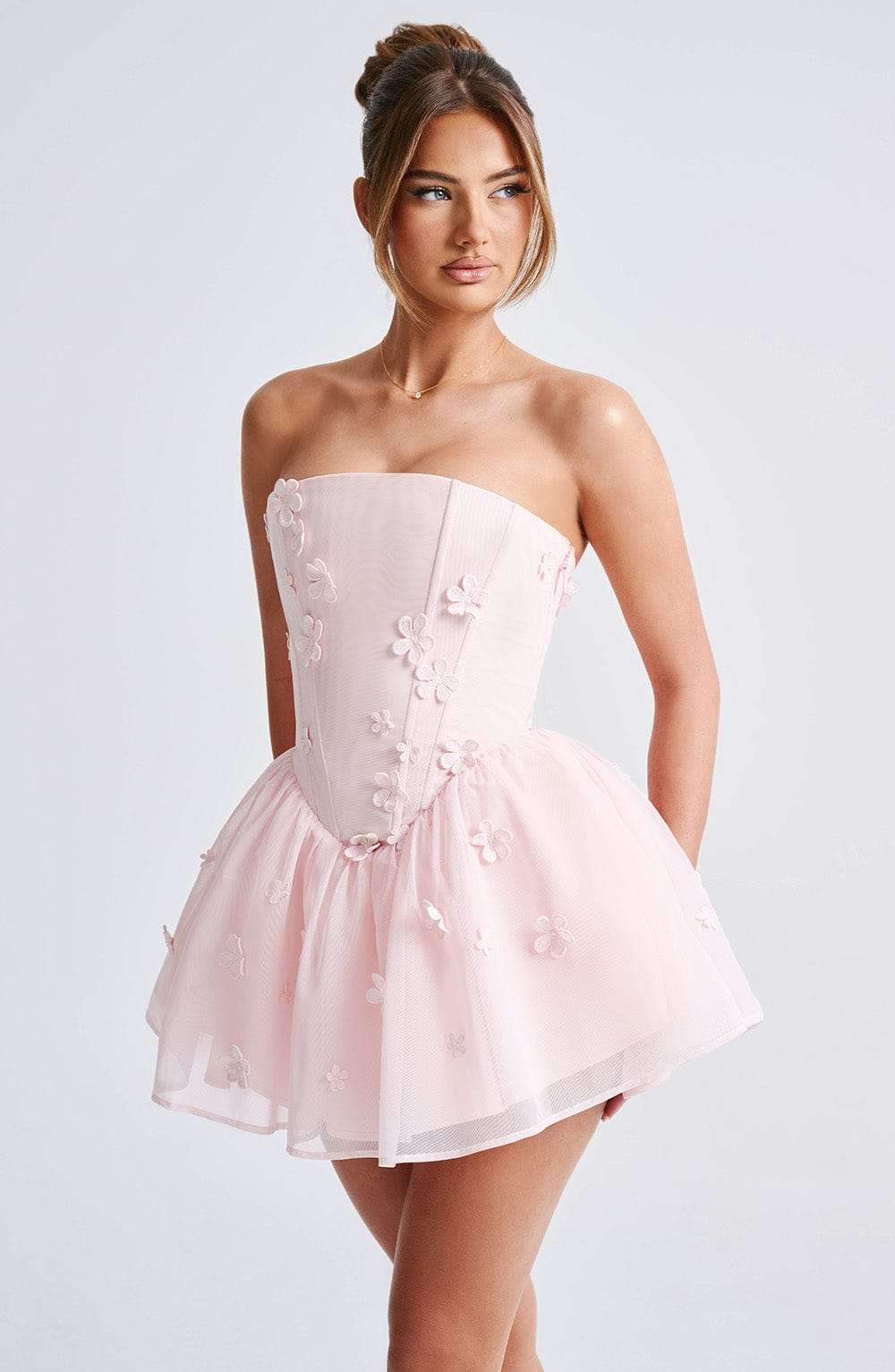Justina Playsuit - Blush Ryvelle