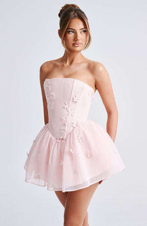 Justina Playsuit - Blush Ryvelle