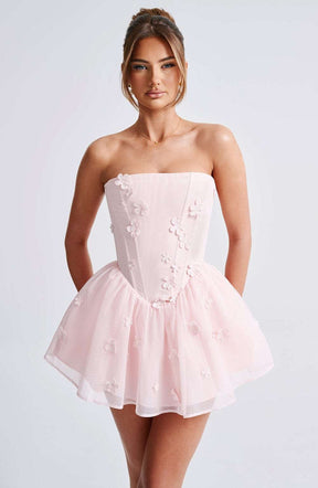 Justina Playsuit - Blush Ryvelle