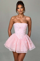 Justina Playsuit - Blush Ryvelle
