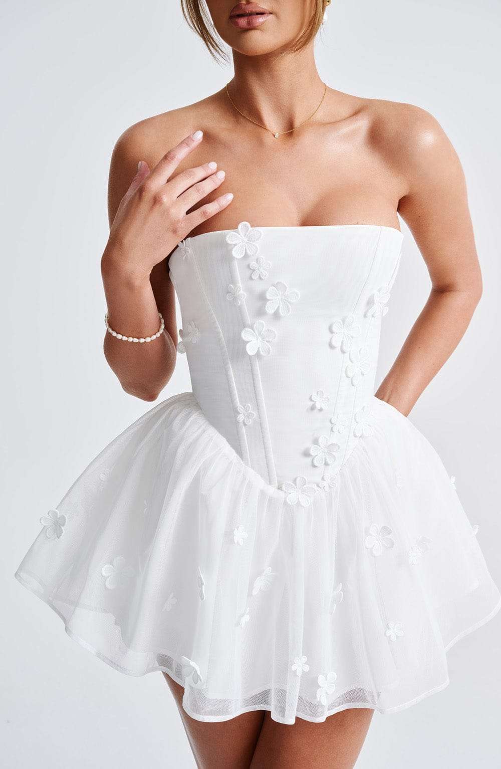 Justina Playsuit - Ivory Ryvelle