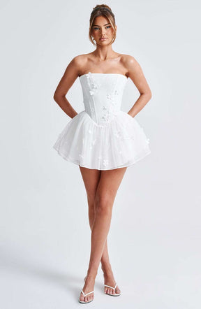 Justina Playsuit - Ivory Ryvelle
