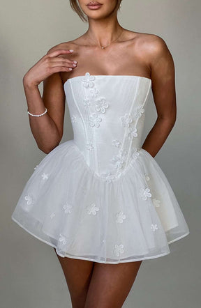 Justina Playsuit - Ivory Ryvelle